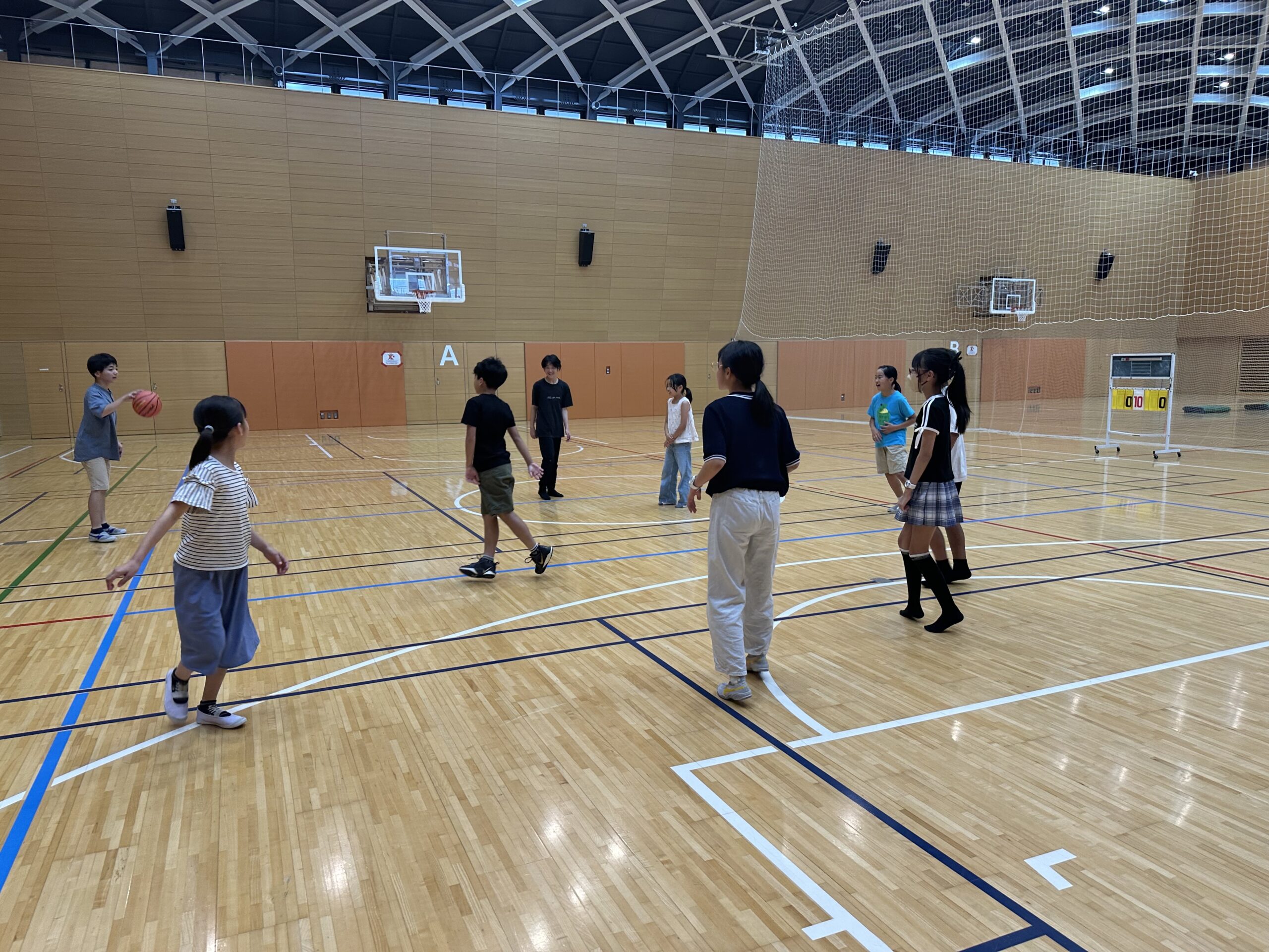 体育館でのリフレッシュ